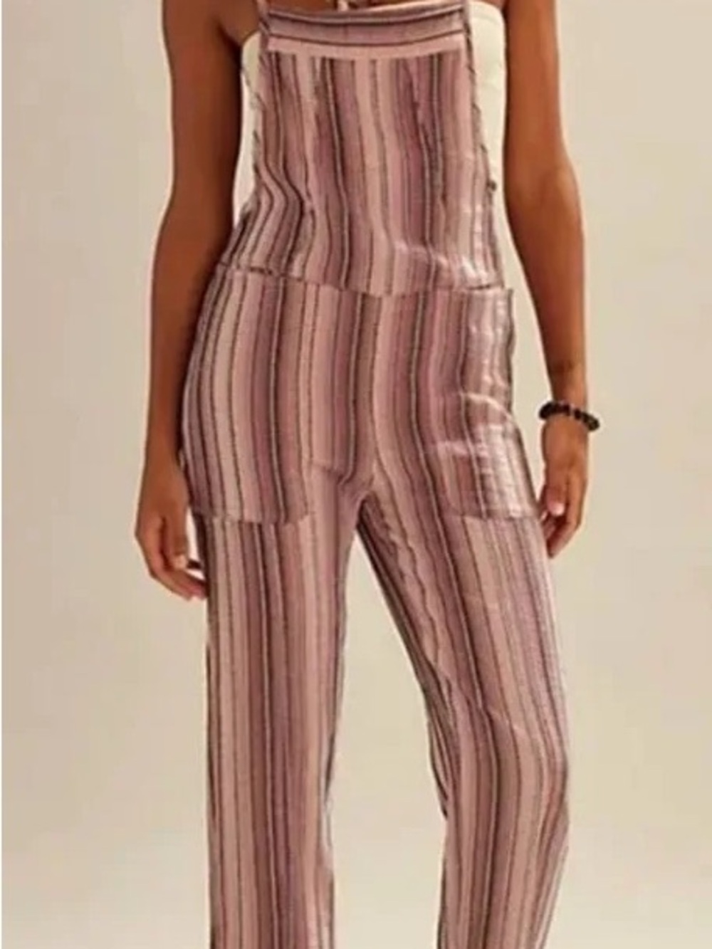 Free People Freya Stripe Jumpsuit